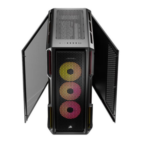 Carcasa Corsair iCUE 5000T LX RGB Midi TG Black, Fara Sursa