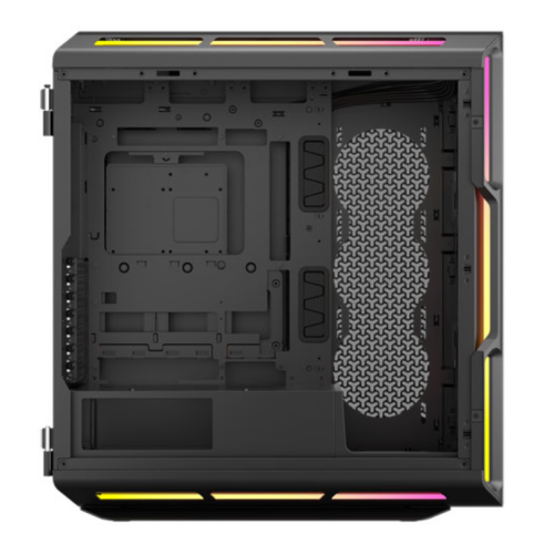 Carcasa Corsair iCUE 5000T LX RGB Midi TG Black, Fara Sursa