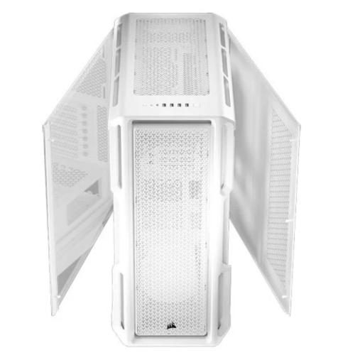 Carcasa Corsair 5000T Midi TG White, Fara Sursa