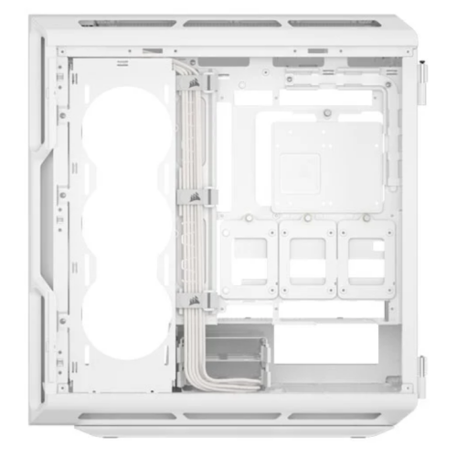 Carcasa Corsair 5000T Midi TG White, Fara Sursa