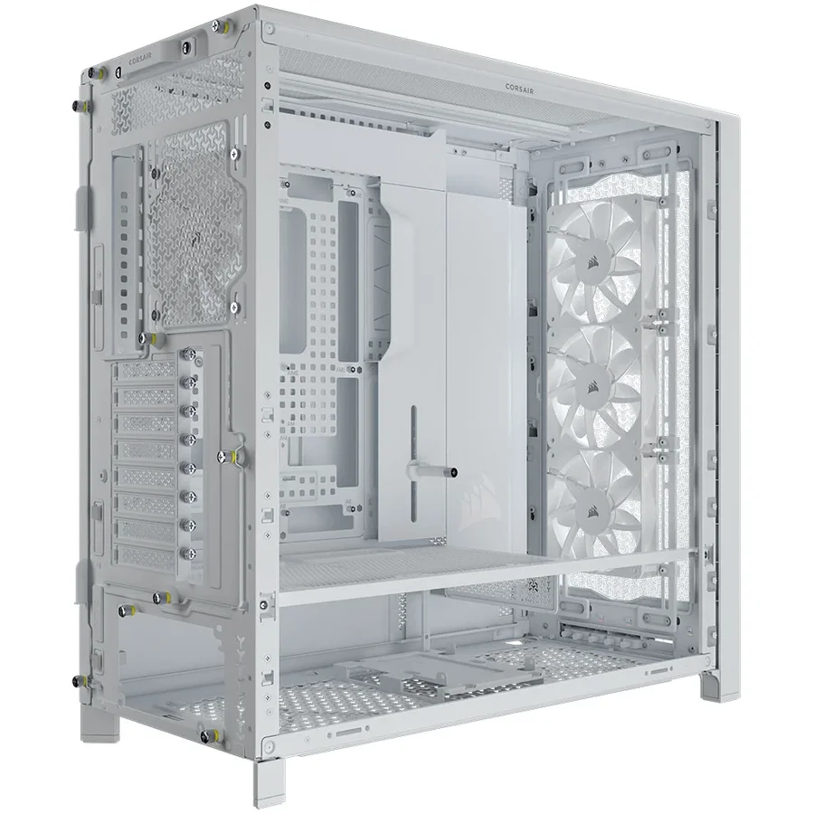 Carcasa Corsair Frame 5000D RS White, Fara sursa