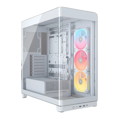 Carcasa Corsair FRAME 4500X LX-R RGB White, Fara sursa