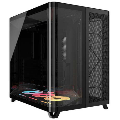 Carcasa Corsair AIR 5400 LX-R RGB iCUE LINK Black, Fara sursa