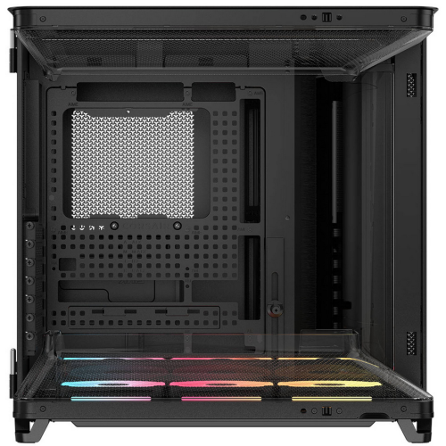 Carcasa Corsair AIR 5400 LX-R RGB iCUE LINK Black, Fara sursa