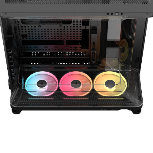 Carcasa Corsair AIR 5400 LX-R RGB iCUE LINK Black, Fara sursa