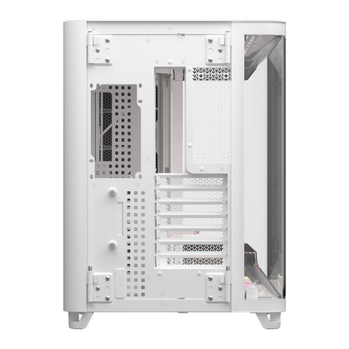 Carcasa Corsair AIR 5400 LX-R RGB iCUE LINK White, Fara sursa