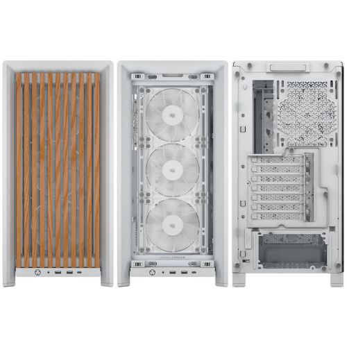 CASE CORSAIR 4000D RS WOOD WH / Oak