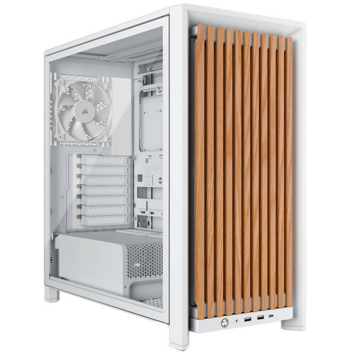 CASE CORSAIR 4000D RS WOOD WH / Oak