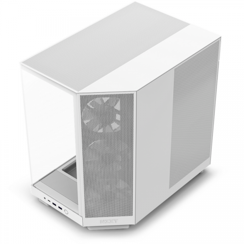 Carcasa NZXT H6 Flow RGB White, Fara sursa