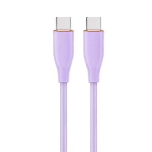 Cablu de date Gembird CC-USB2S-CMCM-1.5M-P, USB-C male - USB-C male, 1.5m, Violet