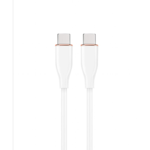 Cablu de date Gembird CC-USB2S-CMCM-1.5M-W, USB-C male - USB-C male, 1.5 m, White