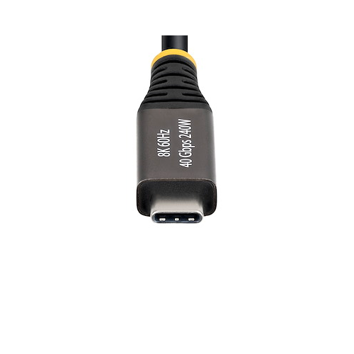 Cablu de date StarTech CC2M40GUSB4GEN3, USB-C male - USB-C male, 2 m, Black