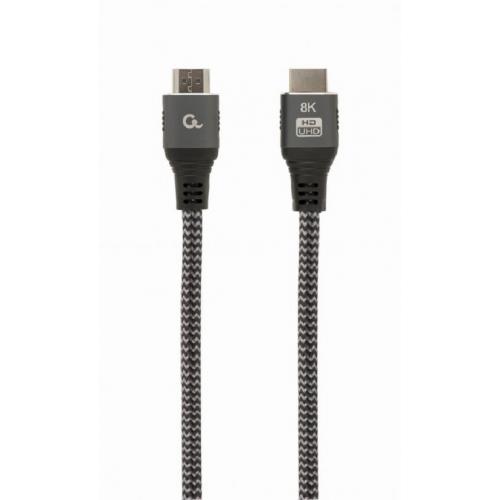 Cablu Gembird CCB-HDMI8K-1M, HDMI - HDMI, 1m, Gray