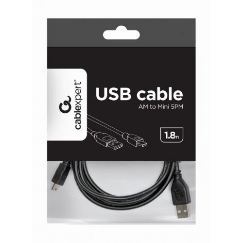 Cablu Gembird CCP-USB2-AM5P-6 USB - miniUSB, Bulk