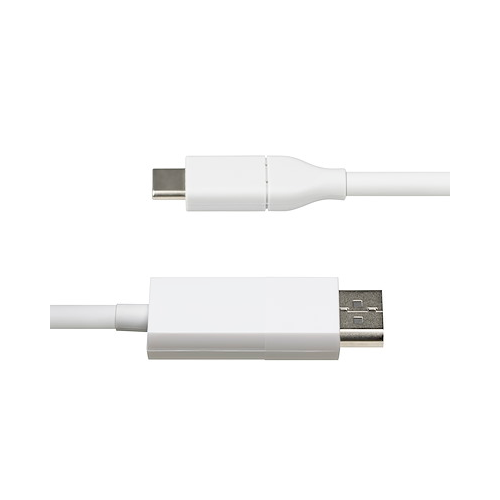 Cablu Startech CDP2DP2MBW, DisplayPort male - USB-C male, 2m, White