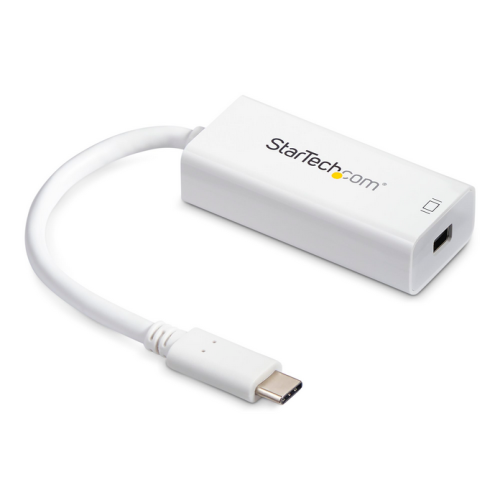 Adaptor Startech CDP2MDP, USB-C male - Mini DisplayPort female, White