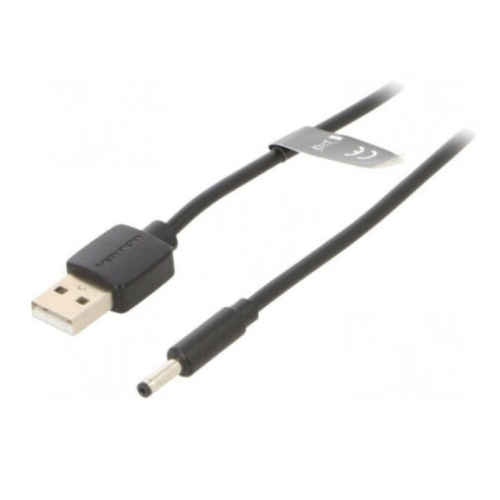Cablu alimentare si date Vention, USB 2.0 la DC 3.5MM, , , , PVC, negru, 