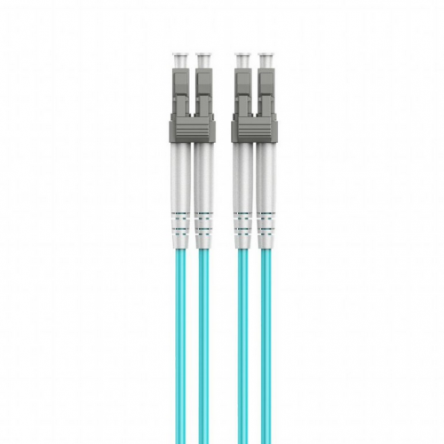 Patch Cord Fibra Optica Gembird CFO-MDOM4-LC/LC-5M, Multi-Mode, OM4, Duplex LC/UPC - Duplex LC/UPC, 5 m