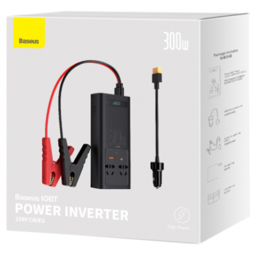 Invertor auto de tensiune Baseus CGNB010101, 300W