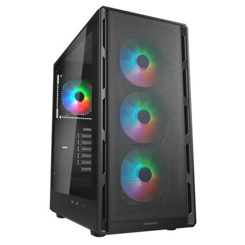 COUGAR AIRFACE PURE PRO PC Case, Mid Tower, Black