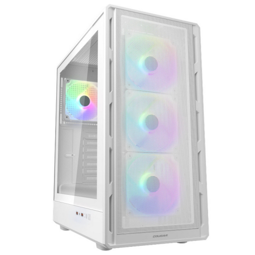 COUGAR AIRFACE PURE PRO PC Case, Mid Tower, White