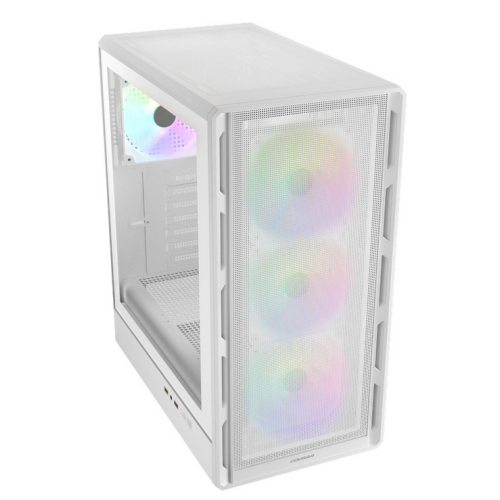 COUGAR AIRFACE PURE PRO PC Case, Mid Tower, White