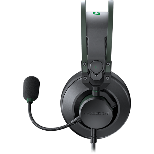 Casti cu microfon Cougar VM410 XB, 2 x 3.5mm jack, Black