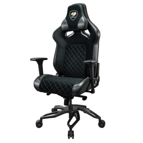 Scaun gaming Cougar Titan Pro V2 Gold F, Black-Gold