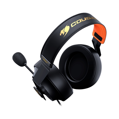 Casti cu microfon Cougar PHONTUM Pro Prix, USB-A, Black-Orange