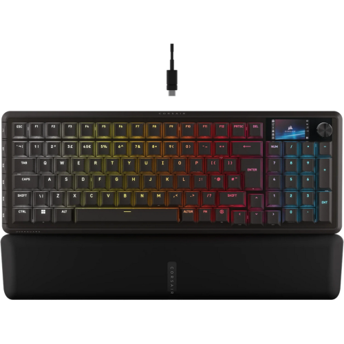 Tastatura Corsair VANGUARD PRO 96 Hall Effect, RGB LED, USB-A, Black