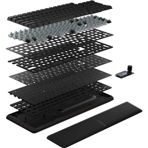 Tastatura Corsair VANGUARD PRO 96 Hall Effect, RGB LED, USB-A, Black