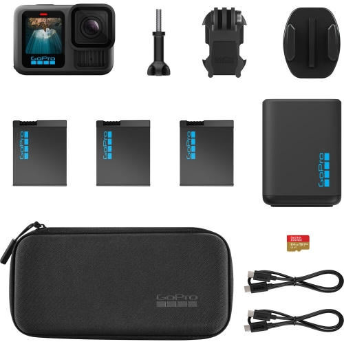 Extra Power Bundle Camera Video Actiune GoPro HERO13 Black, Black