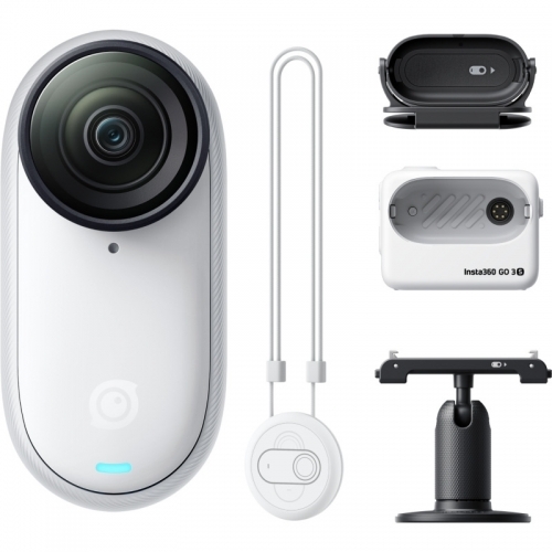 Camera video actiune Insta360 GO 3S, 128GB, Arctic White