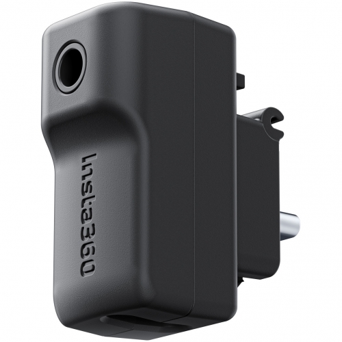 Adaptor microfon Insta360 pentru Camere video actiune X4, Black