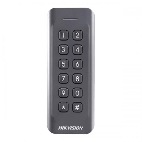 Cititor de proximitate Hikvision cu tastatura DS-K1802MK, Black