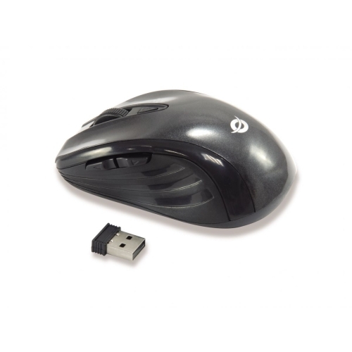 Mouse Optic Conceptronic CLLM5BTRVWL, USB Wireless, Black