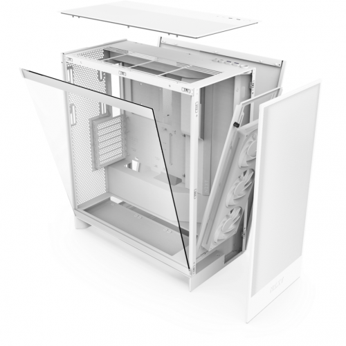 Carcasa NZXT H7 Flow (2024) Matte White, Fara sursa