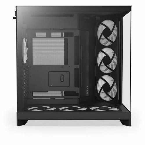 H9 Flow RGB+ (2025), Dual-Chamber, Mid-Tower, Control Hub, Negru