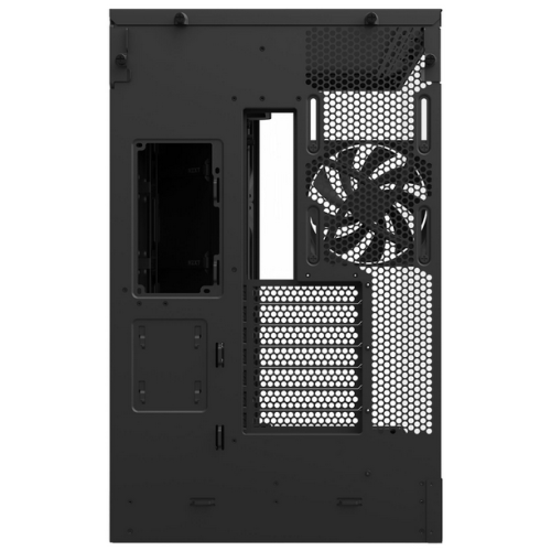 H9 Flow RGB+ (2025), Dual-Chamber, Mid-Tower, Control Hub, Negru