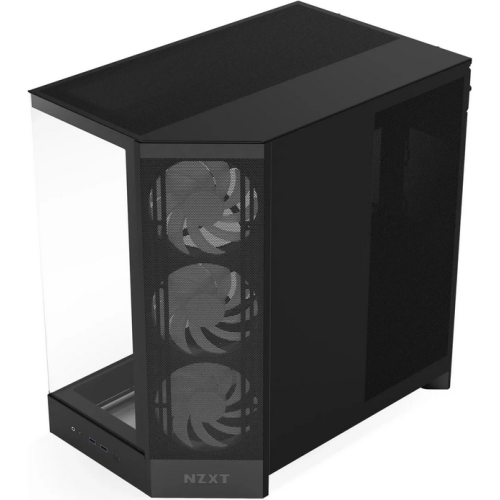 H9 Flow RGB (2025), Dual-Chamber, Mid-Tower, Negru