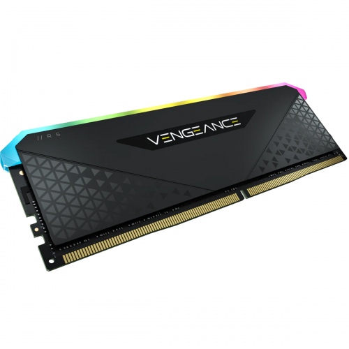Memorie DDR4, 8GB, 3200MHz, CL16, Negru, VENGEANCE RGB RS, BULK