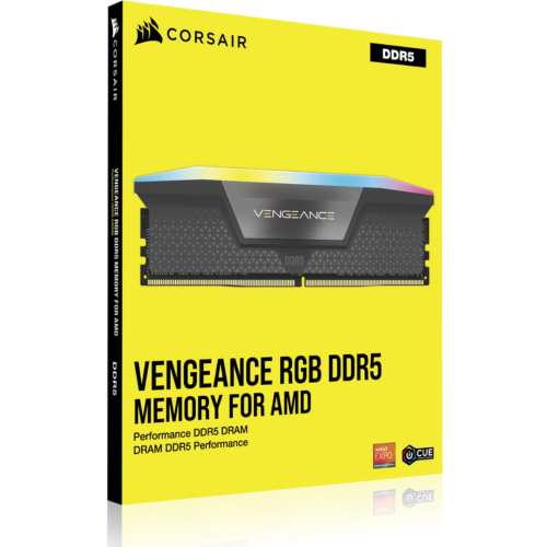 Memorie Corsair Vengeance RGB Intel XMP 3.0/AMD EXPO, 16 GB, DDR5-5600 MHz, CL40