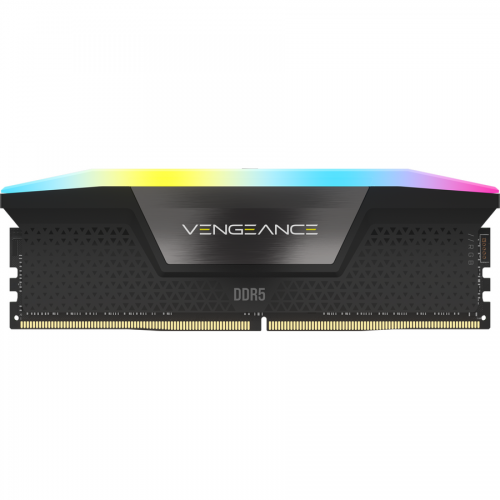 Kit Memorie Corsair Vengeance RGB, 32GB, DDR5-6000MHz, CL30, Dual Channel