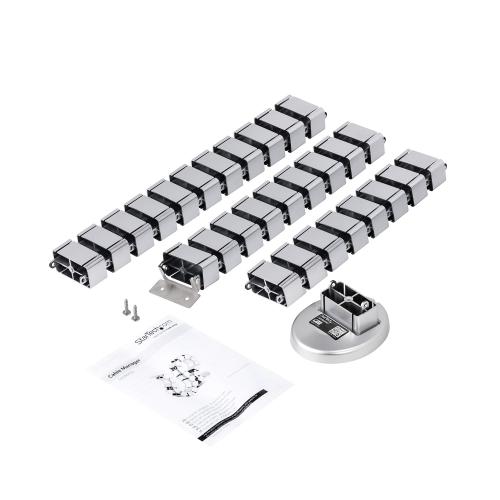Organizator cabluri Startech CMVBMOD, Silver