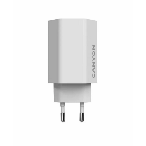 Incarcator retea Canyon Hexagon 65, 1 x USB-A, 2 x USB-C, 20 V, 3.25 A, 65 W, White