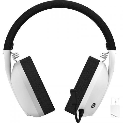 Casti cu microfon Canyon Ego GH-13, USB/USB Wireless/Bluetooth, Black-White