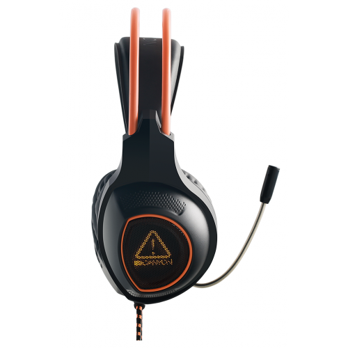 Casti cu microfon Canyon Nightfall, USB-A, Black-Orange