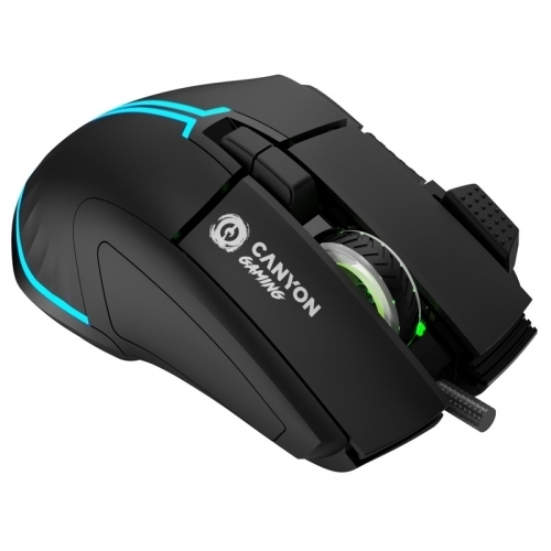 Mouse Optic Canyon Fortnax GM-636, RGB LED, USB, Black