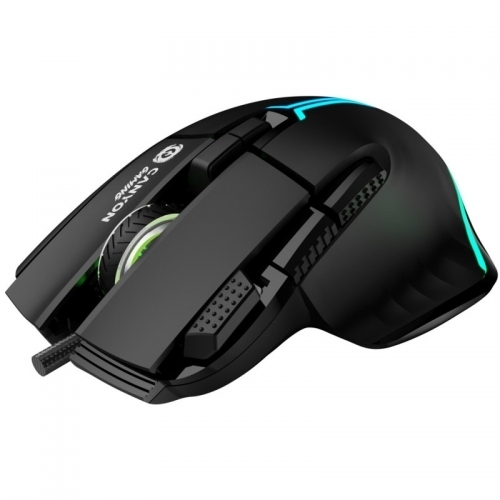 Mouse Optic Canyon Fortnax GM-636, RGB LED, USB, Black