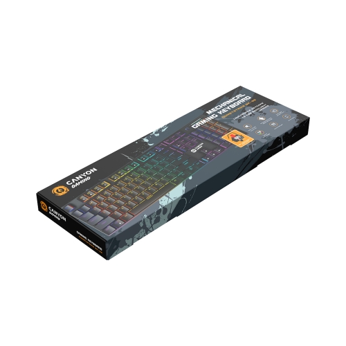 Tastatura Canyon Cometstrike TKL GK-55, RGB LED, USB, Black